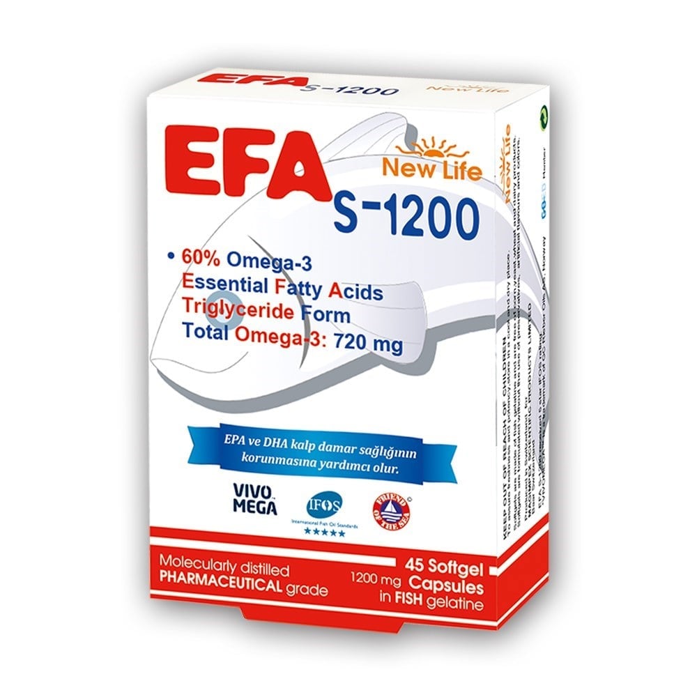 New Life Efa S-1200 Balık Yağı Kapsülü