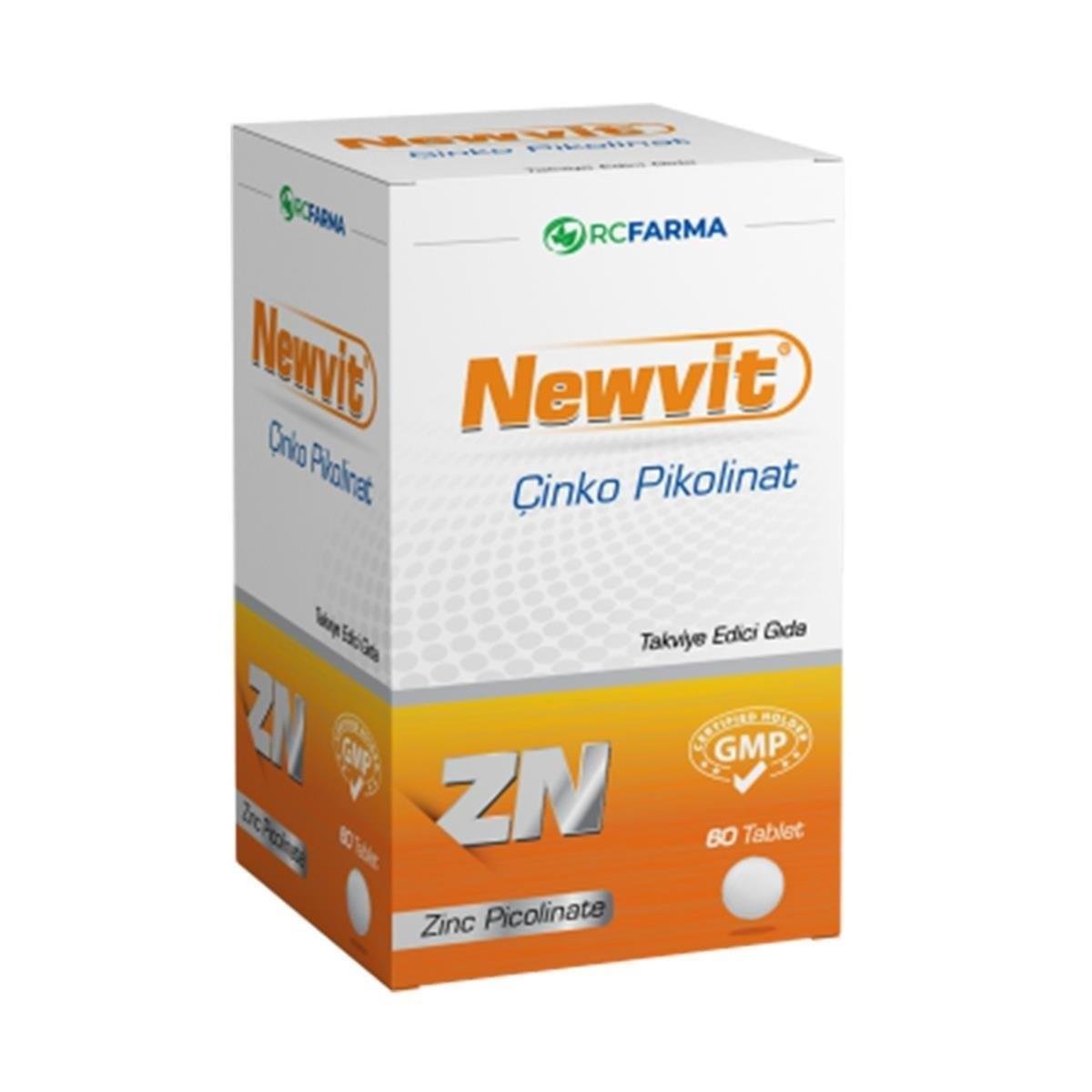 Newvit Çinko Pikolinat 60 Tablet