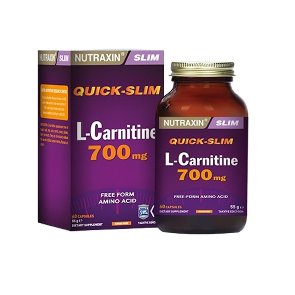 Nutraxin Quick-Slim L-Carnitine 700 mg 60 Kapsül