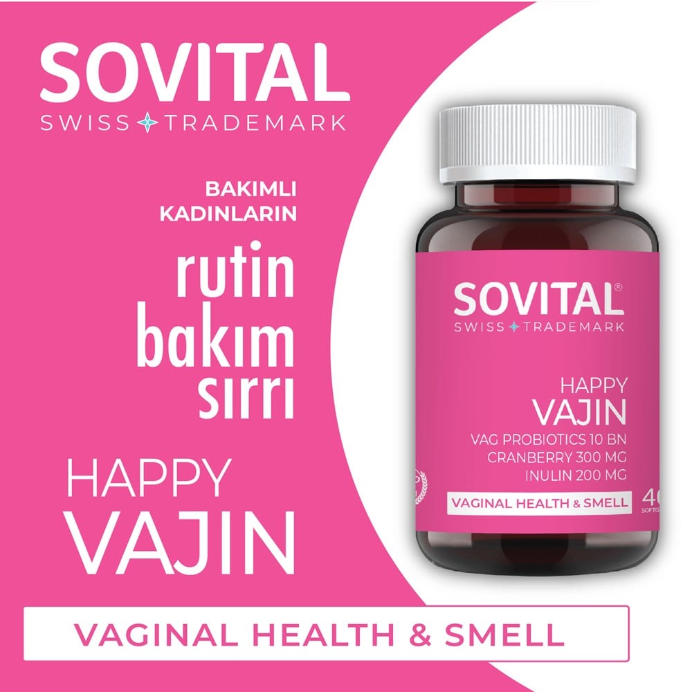 Sovital Happy Vajin 40 Kapsül