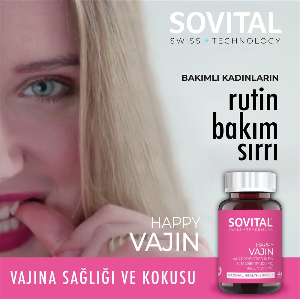 Sovital Happy Vajin 40 Kapsül