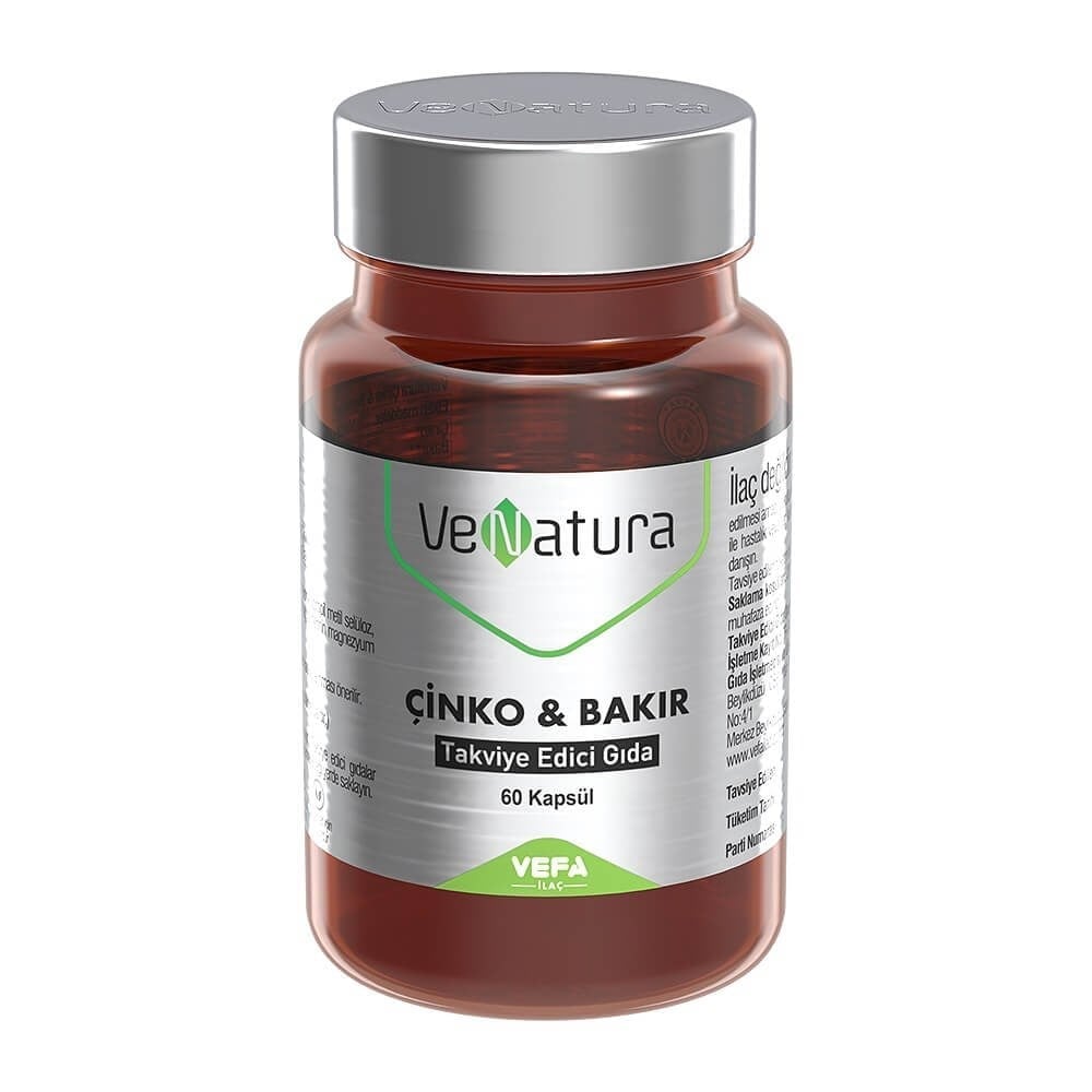 VeNatura Çinko & Bakır 60 Kapsül