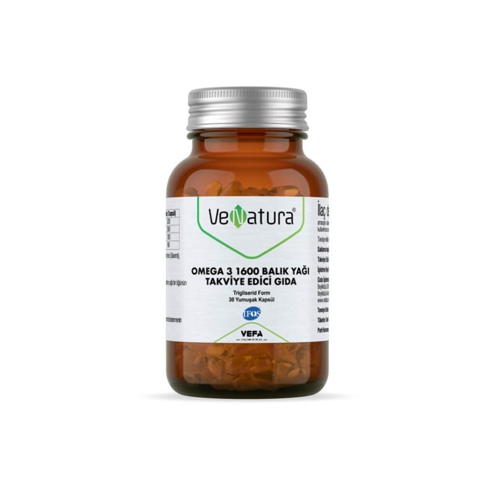VeNatura Omega 3 1600 Balık Yağı 30 Kapsül