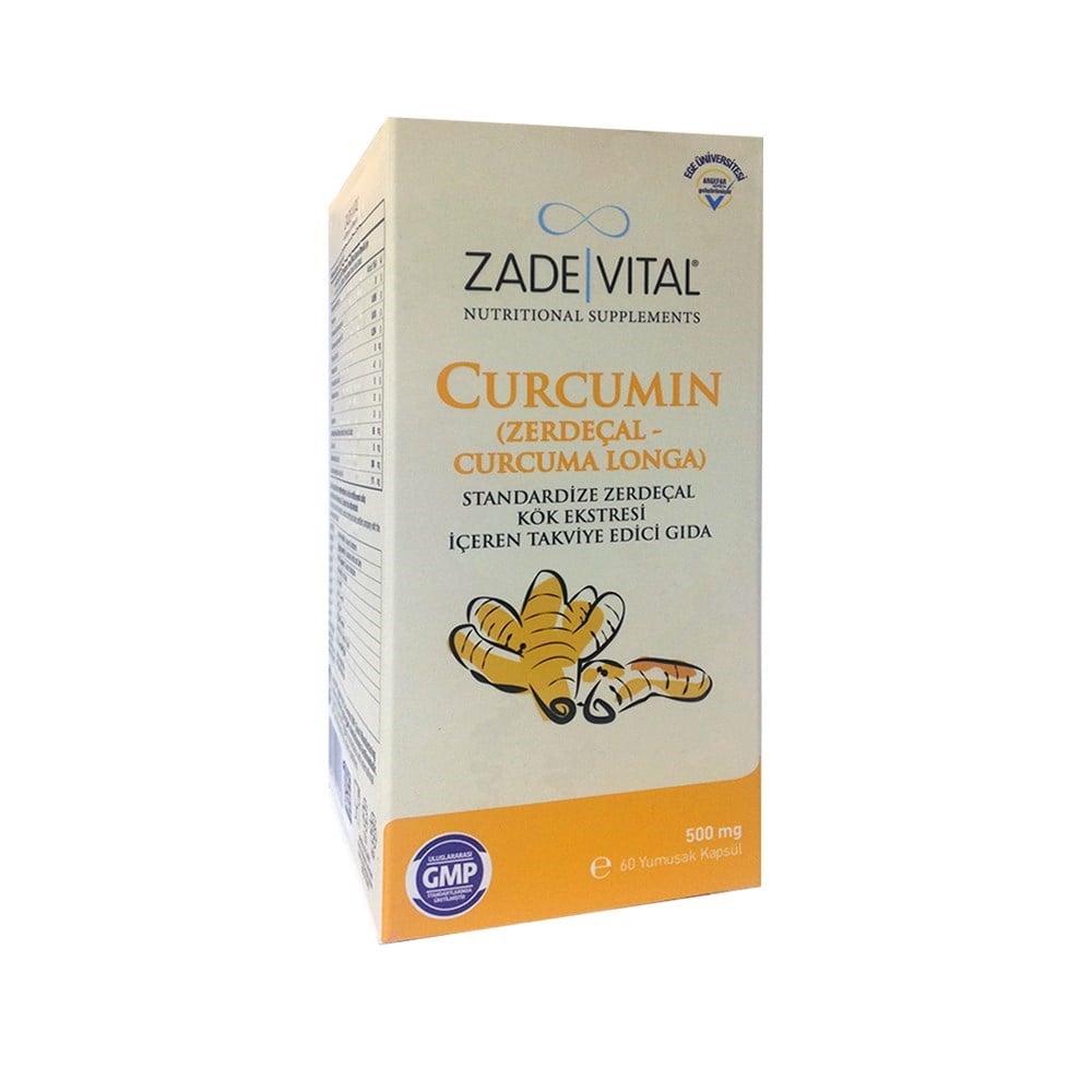 Zade Vital Curcumin - Zerdeçal Kök Eksresi 500 mg 60 Kapsül