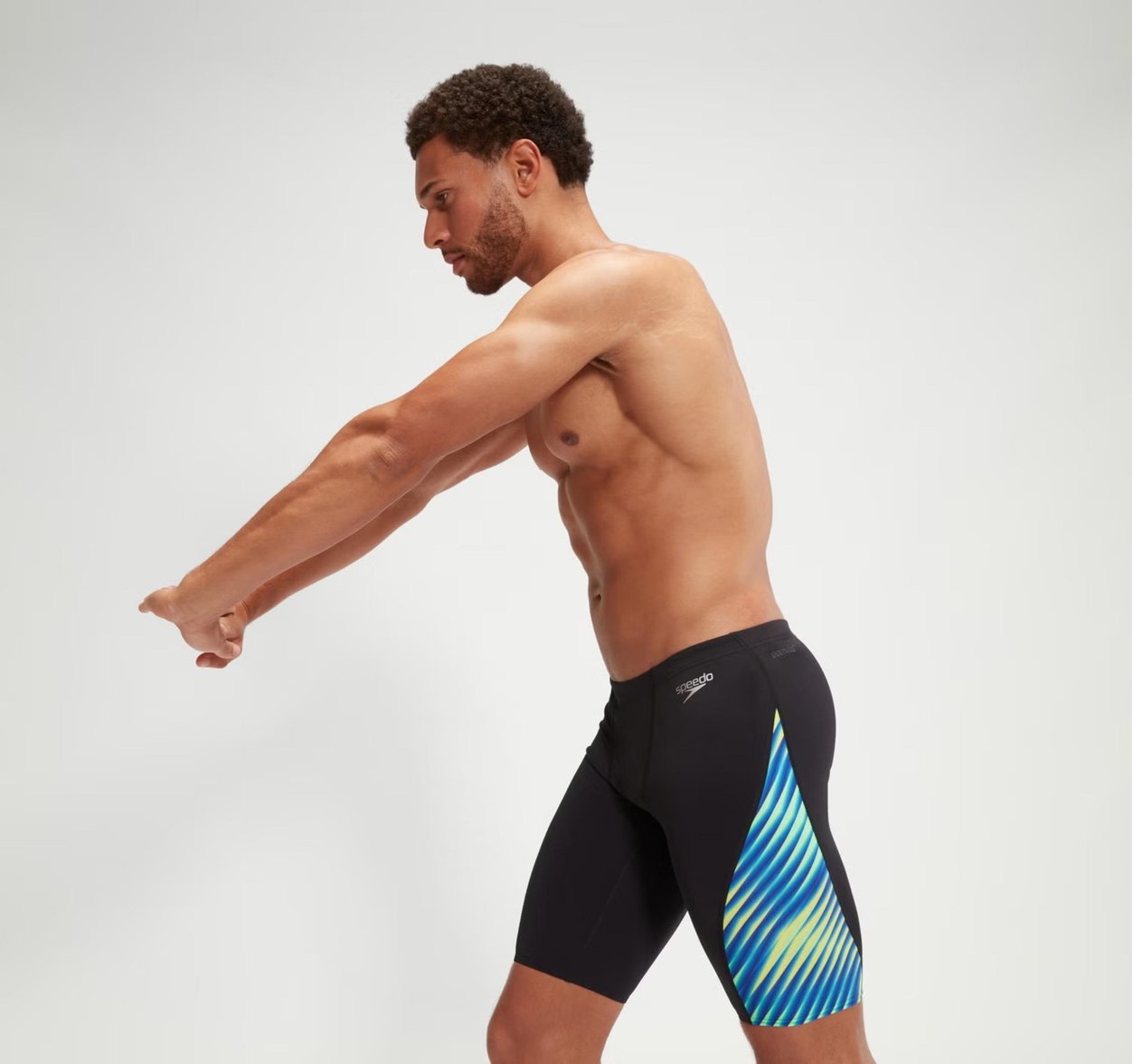 Speedo Allover Digital V-Cut Jammer Erkek Mayo