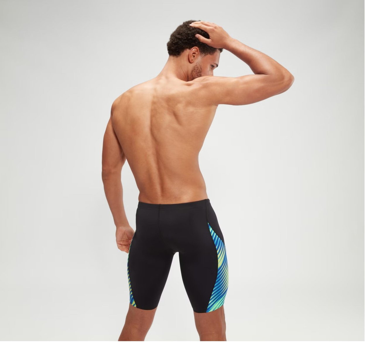 Speedo Allover Digital V-Cut Jammer Erkek Mayo