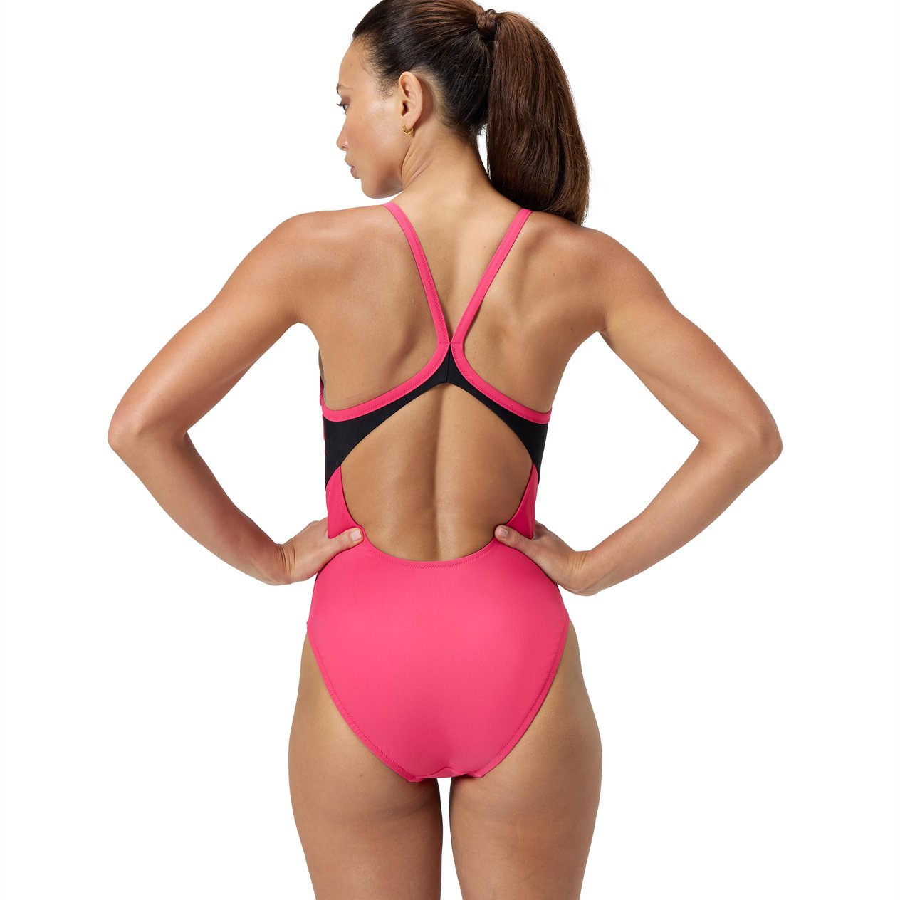 Speedo Solid Racerback Kadın Yüzücü Mayosu
