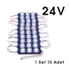 PARMAK LAMBA 3 LEDLi MAVi     24V (10 LU) SET