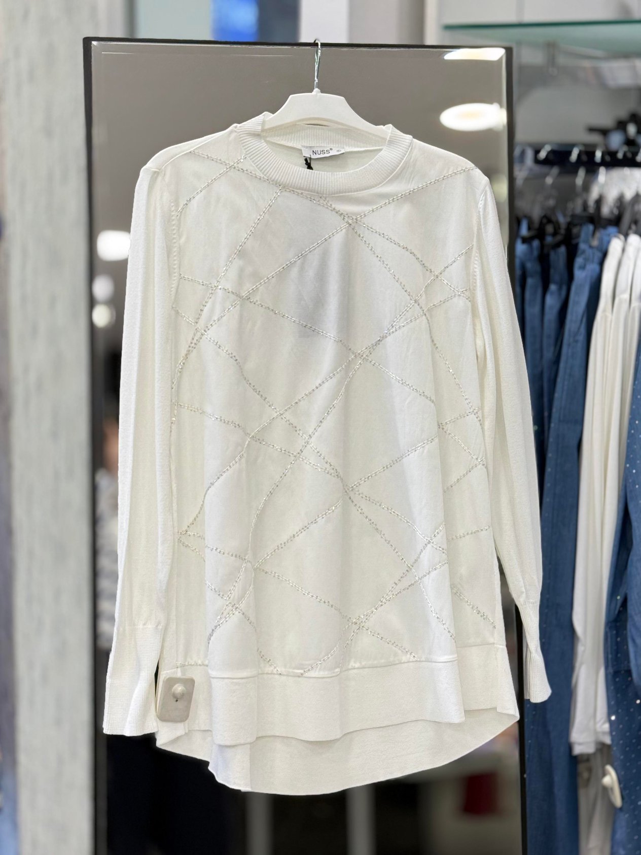 NUSS Nuss 3010 Tunik - Ekru Nuss 3010 Tunik - Bilen Giyim Tunik 