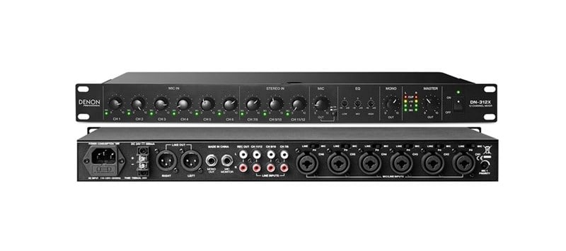 Denon DN-312 X 12 Kanal Rack Tipi Line Mikser