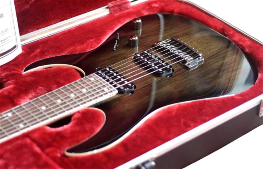 Ibanez RG752LWFX-AGB Anvil Gray Burst 7 Telli Elektro Gitar