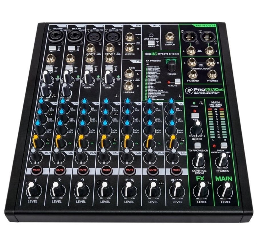 Mackie PROFX 10 V3 10 Kanal Deck Mixer