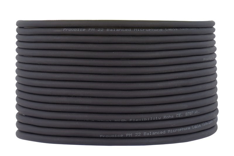 Provoice PM-22-15 2x0,22mm Mikrofon Kablosu 15 metre