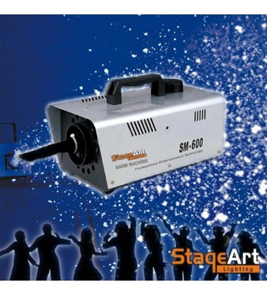 Stageart SM-600 Uzaktan Kumandalı Kar Makinesi 600W