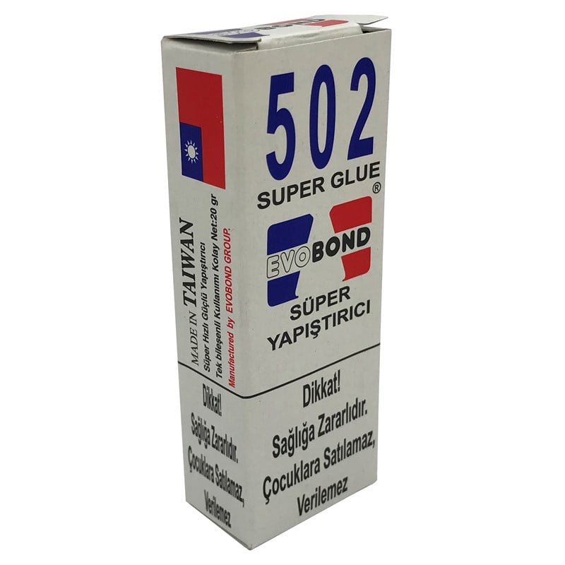 Sarf Malzeme ÇeşitleriEvobond502 Süper Yapıştırıcı 20gr