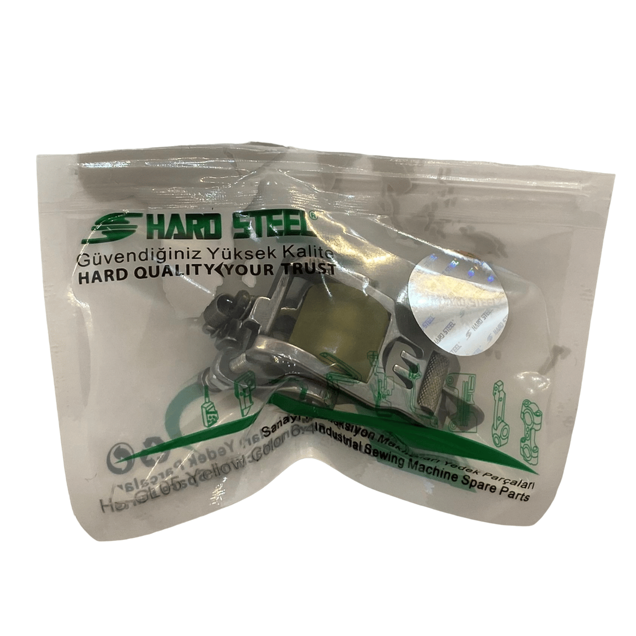 Ayak ÇeşitleriHard SteelPegasus Reçme Tırnaklı Sarı Teker Etek Ayak / HS-GL05 6.4mm