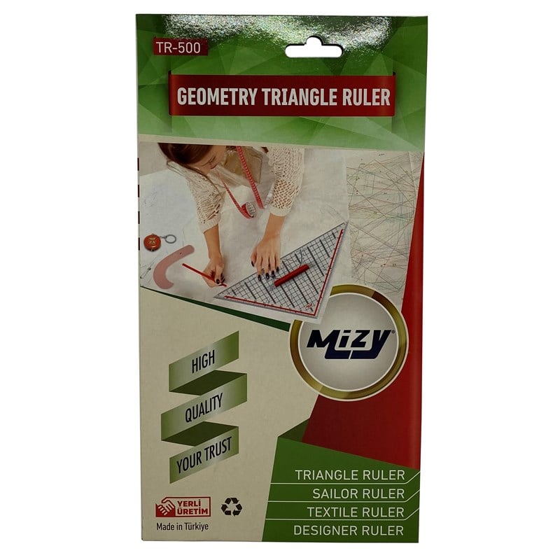 Cetvel ÇeşitleriMizyGeoderik Üçgen Cetvel / TR-500
