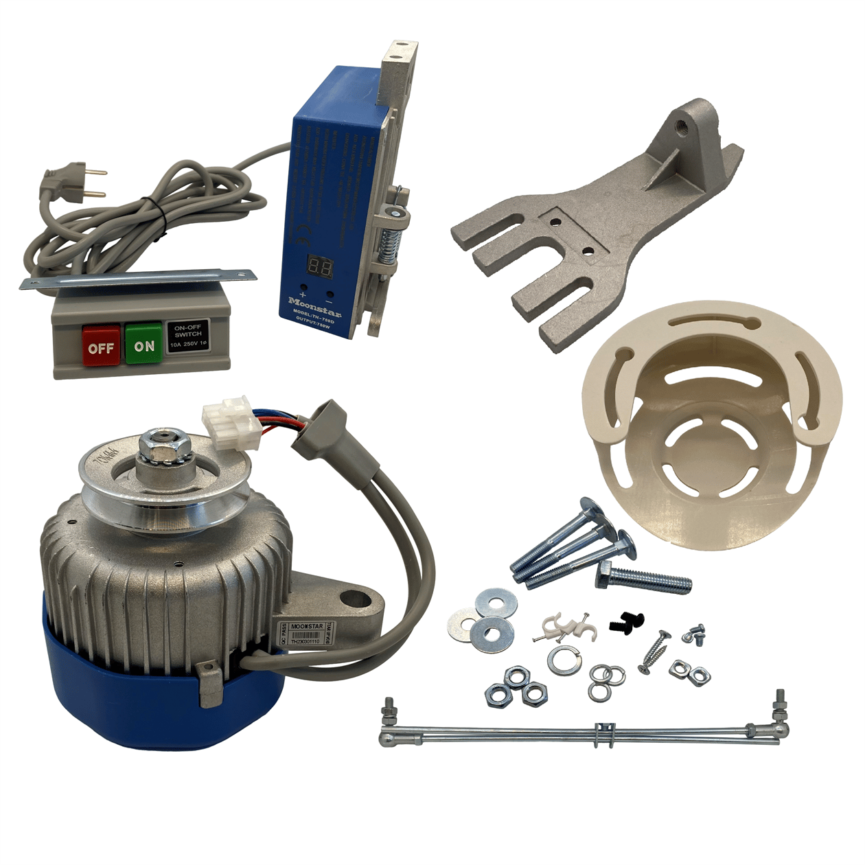 Motor ÇeşitleriMoonstarServo Motor 750W Senkronsuz (İğne Pozisyonsuz) / TH-750D-T9