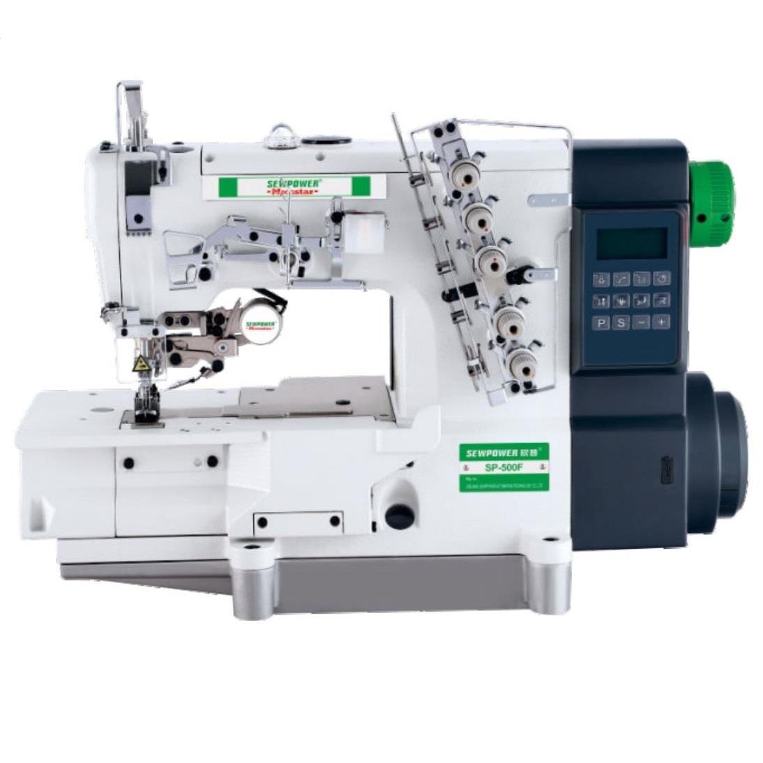 Sanayi Tipi Dikiş MakineleriSewpower - MoonstarEtek Reçme Dikiş Makinesi "İplik Kesmeli - Step Motorlu" / SP-500F-01