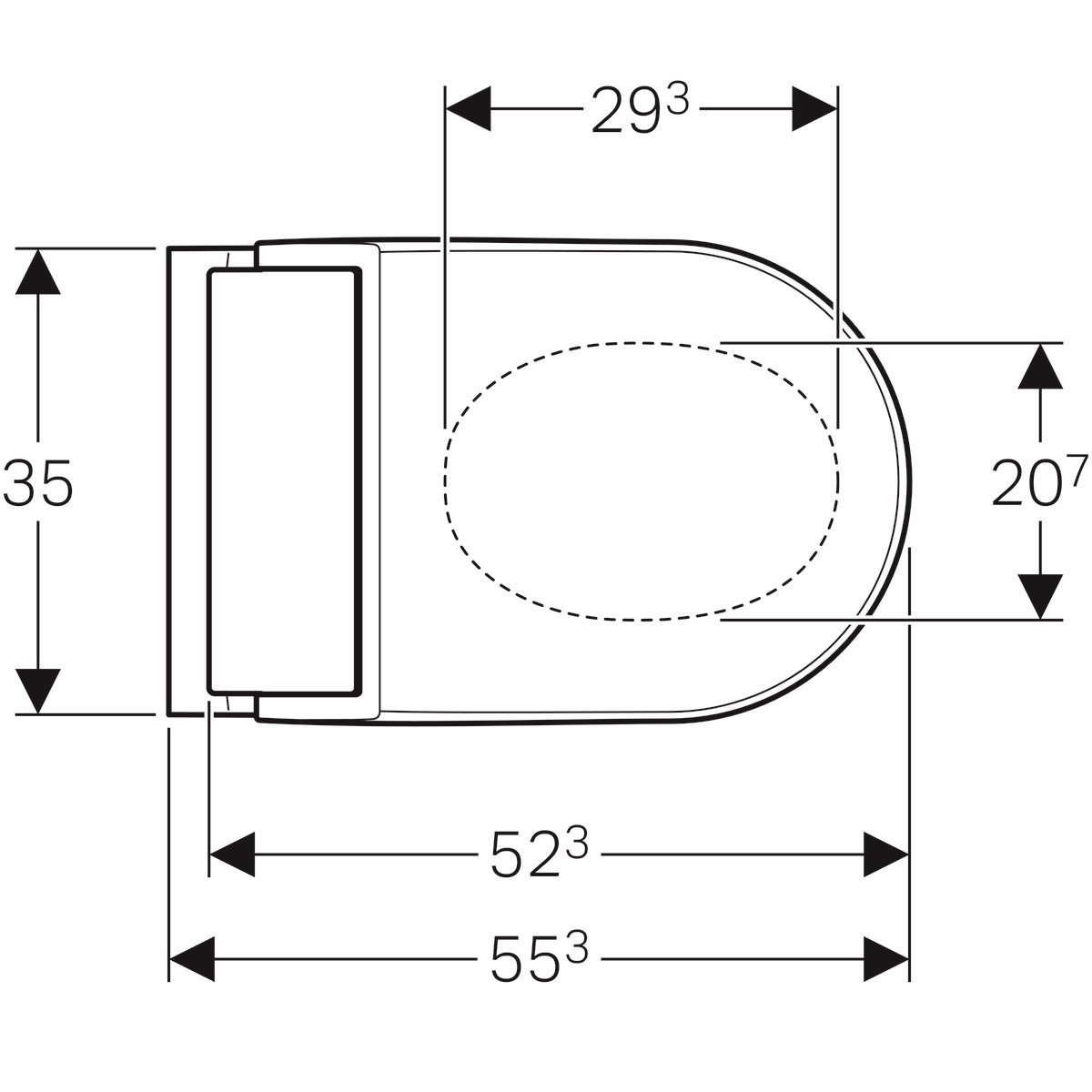 Geberit AquaClean Tuma Comfort Akıllı Klozet Siyah Cam