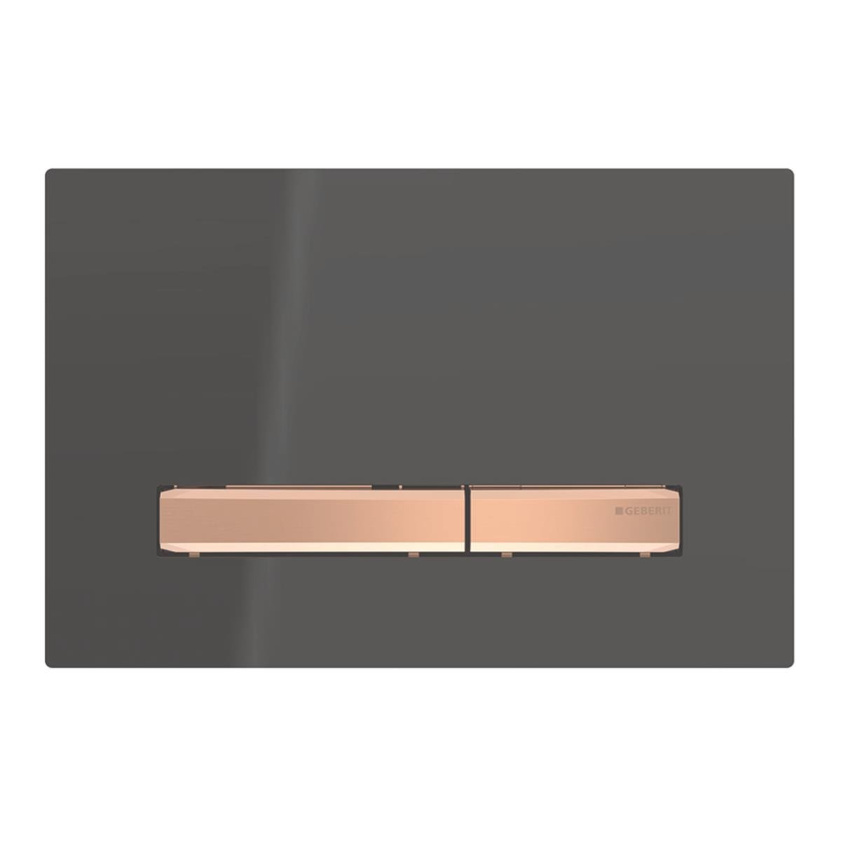 Geberit Kumanda Kapağı Sigma50 - Çift Basmalı  Siyah/ Bronz - 115.670.DW.2