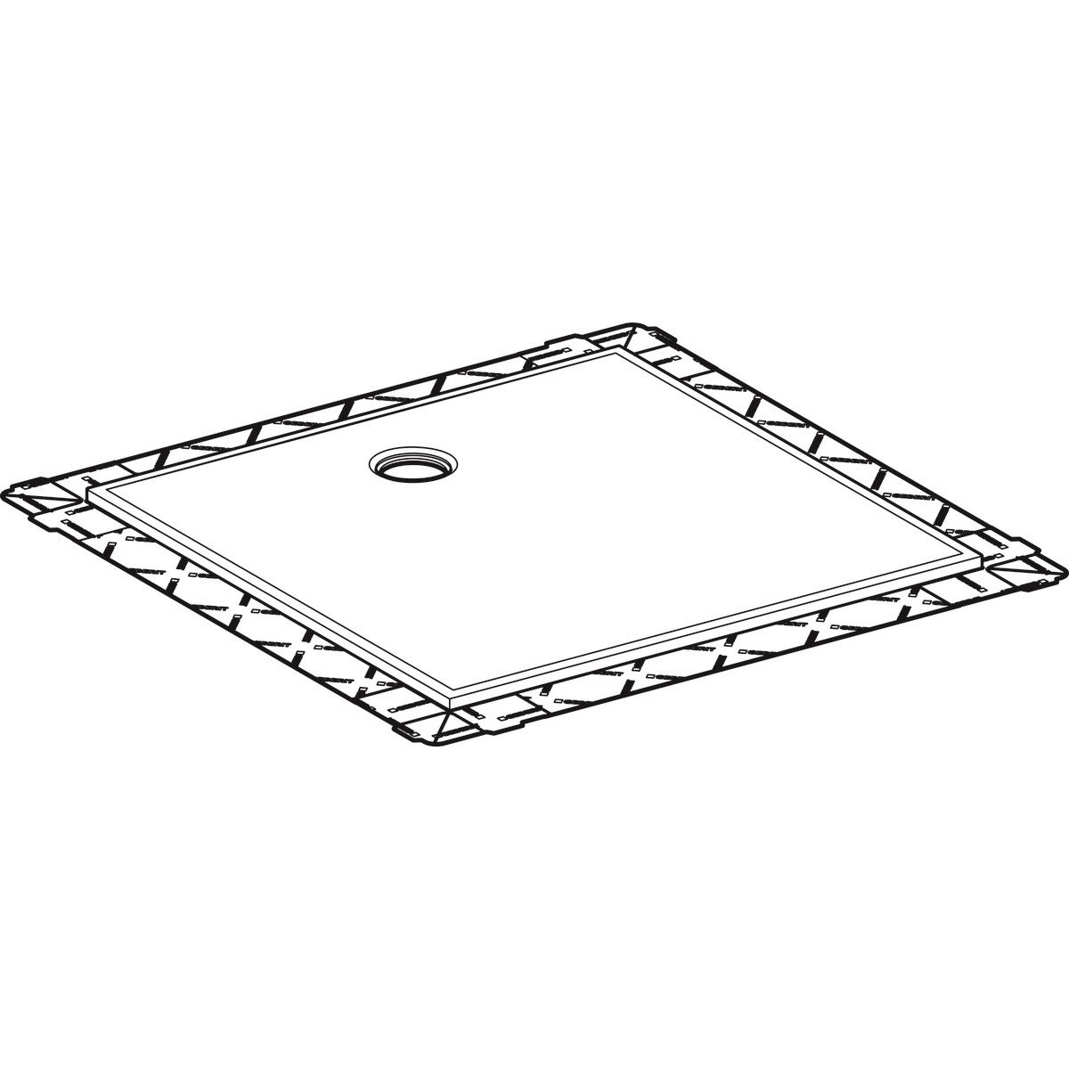 Geberit Setaplano Duş Zemini 90x90 Cm