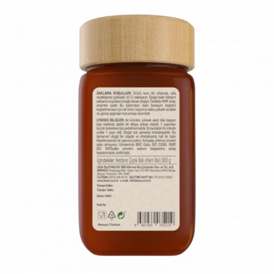 Beeo Kestane Balı Ham Bal 300 Gr