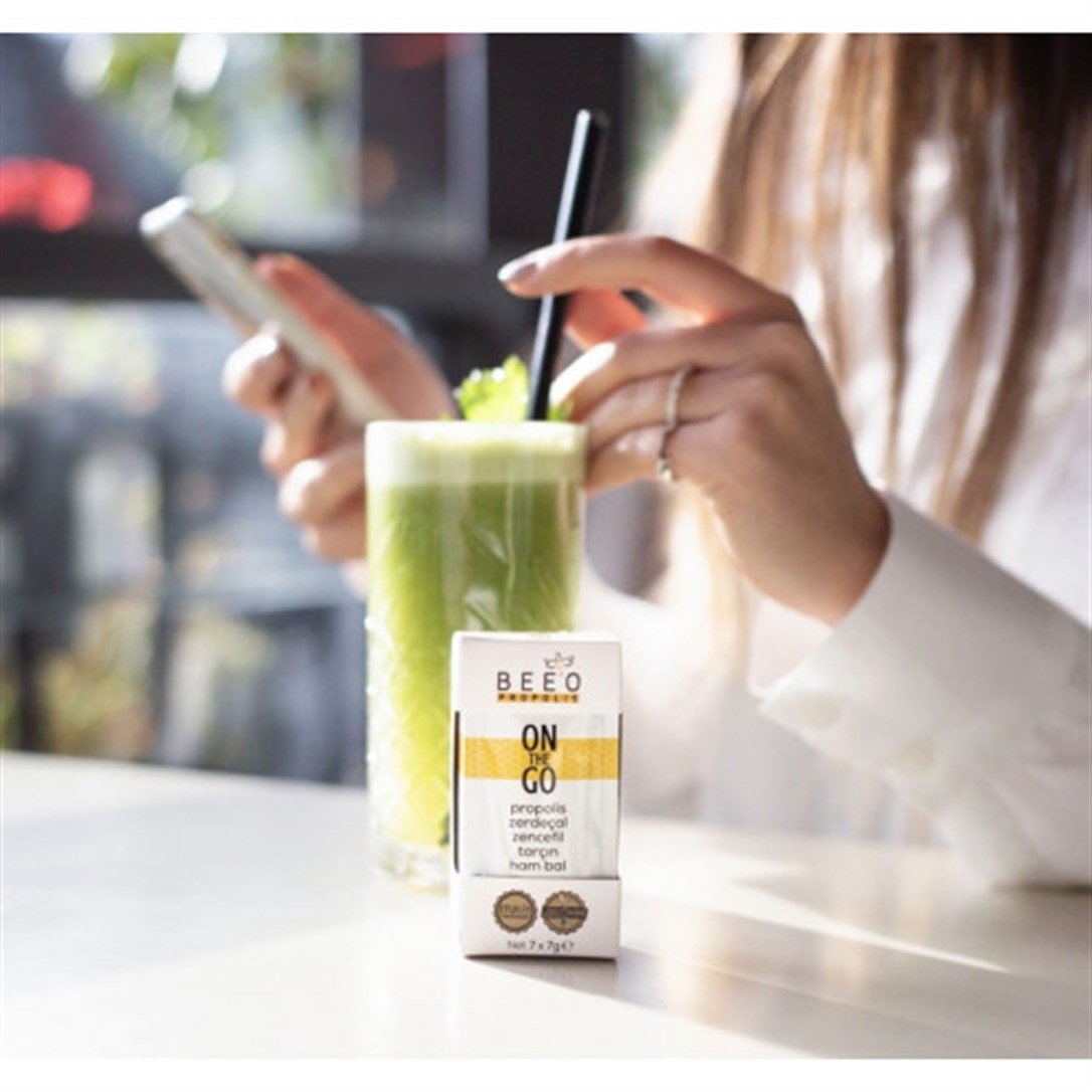 Beeo On The Go Propolis Zencefil Zerdeçal Tarçın Ham Bal 7 Gr