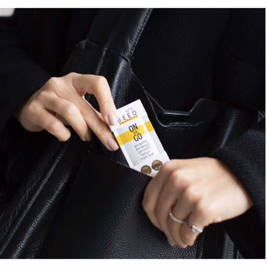 Beeo On The Go Propolis Zencefil Zerdeçal Tarçın Ham Bal 7 Gr