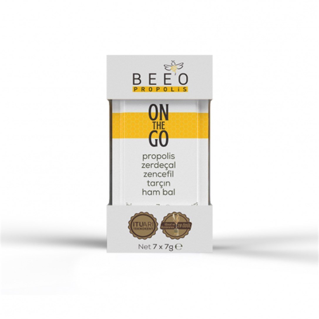 Beeo On The Go Propolis Zencefil Zerdeçal Tarçın Ham Bal 7 Gr