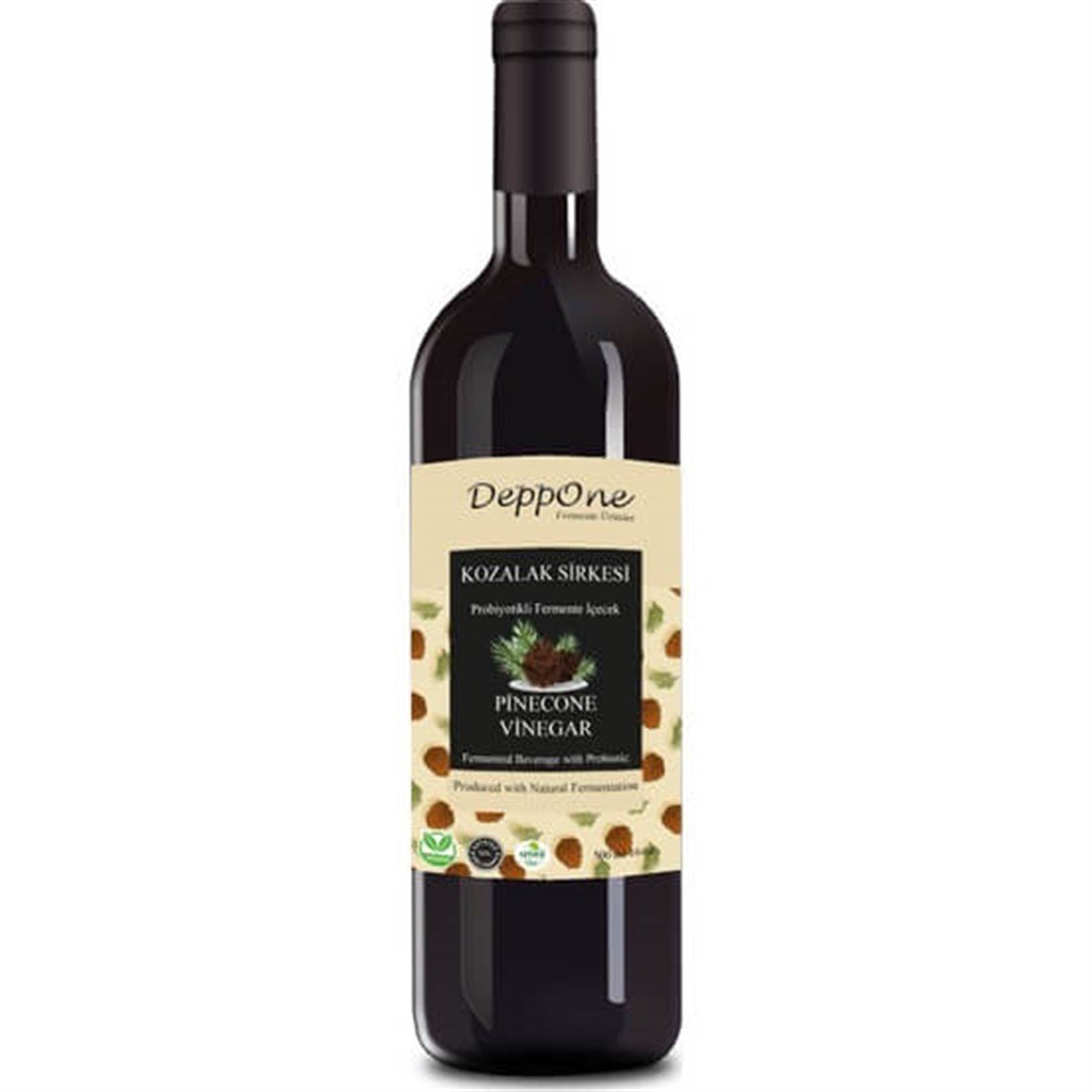 Deppone Fermente Kozalak Sirkesi 500 ml