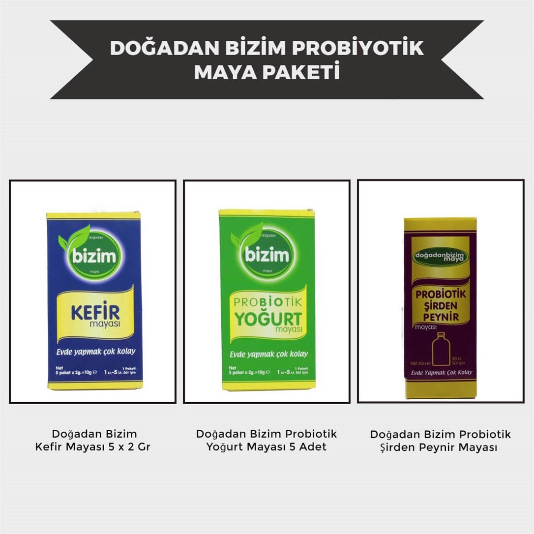 Doğadan Bizim Probiyotik Maya Paketi