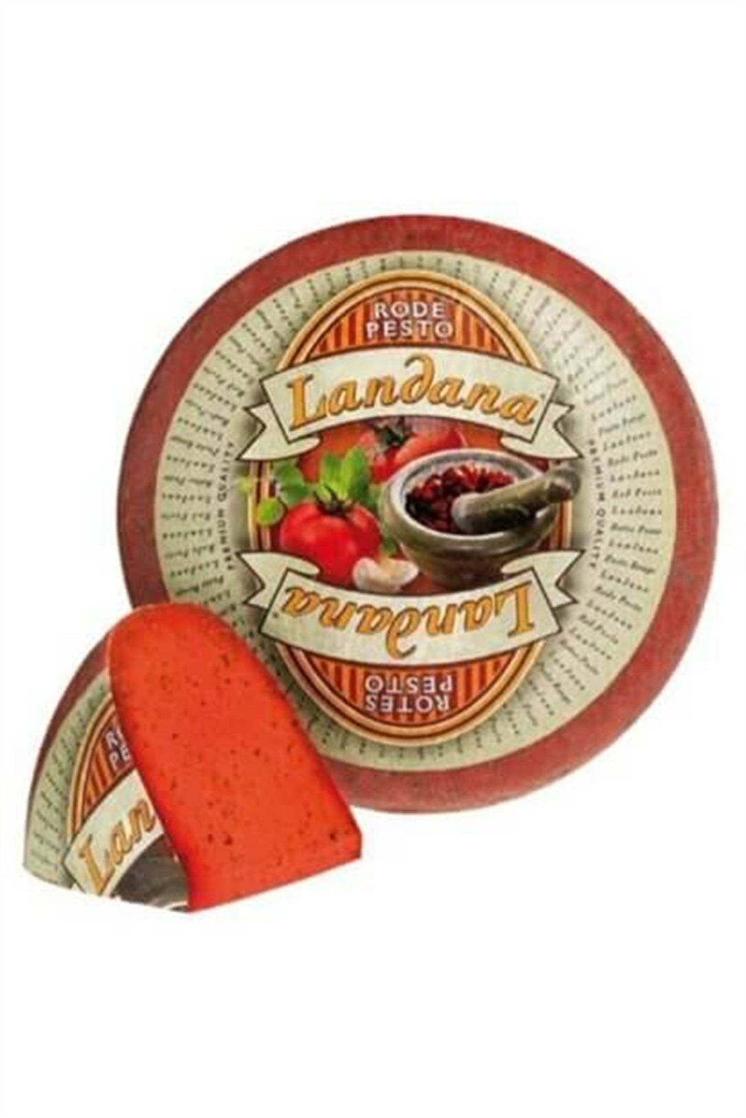Landana Taze Fesleğenli Kırmızı Gouda Peyniri 180 Gr