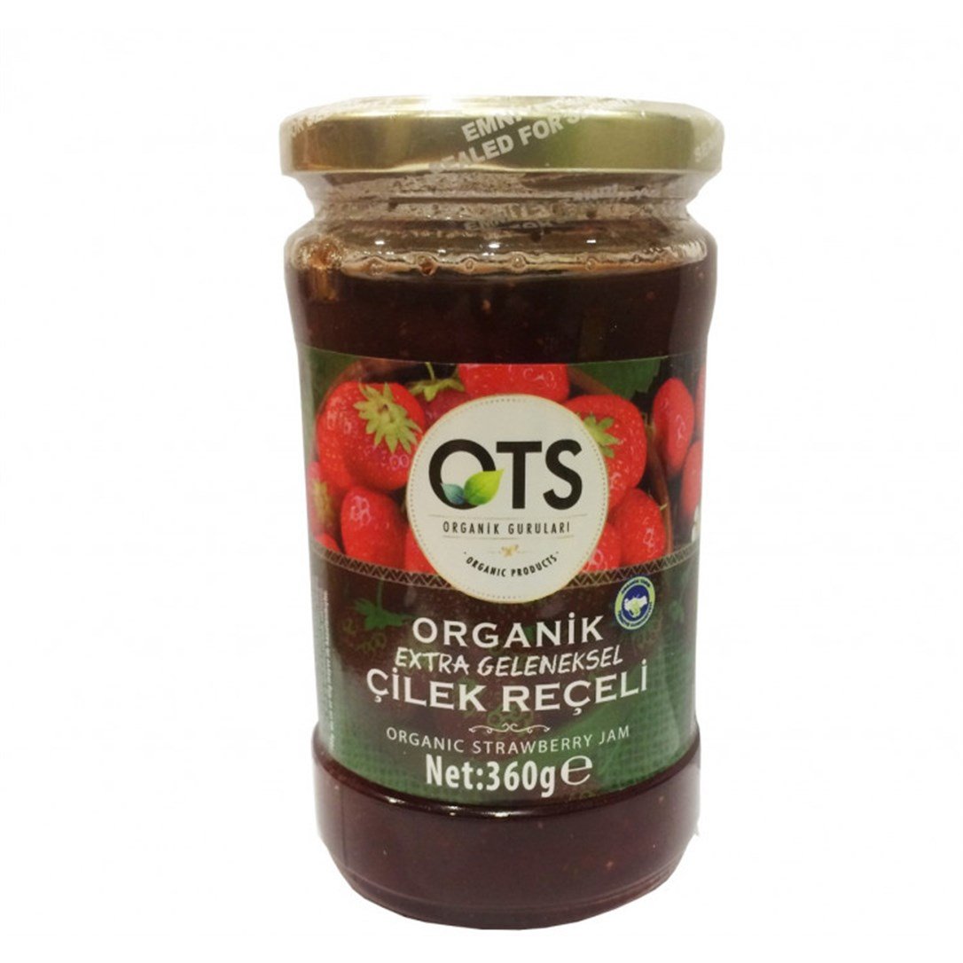 Ots Organik Ekstra Geleneksel Çilek Reçeli 360 Gr