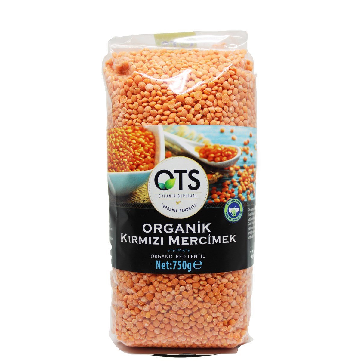 Ots Organik Kırmızı Mercimek 750 Gr