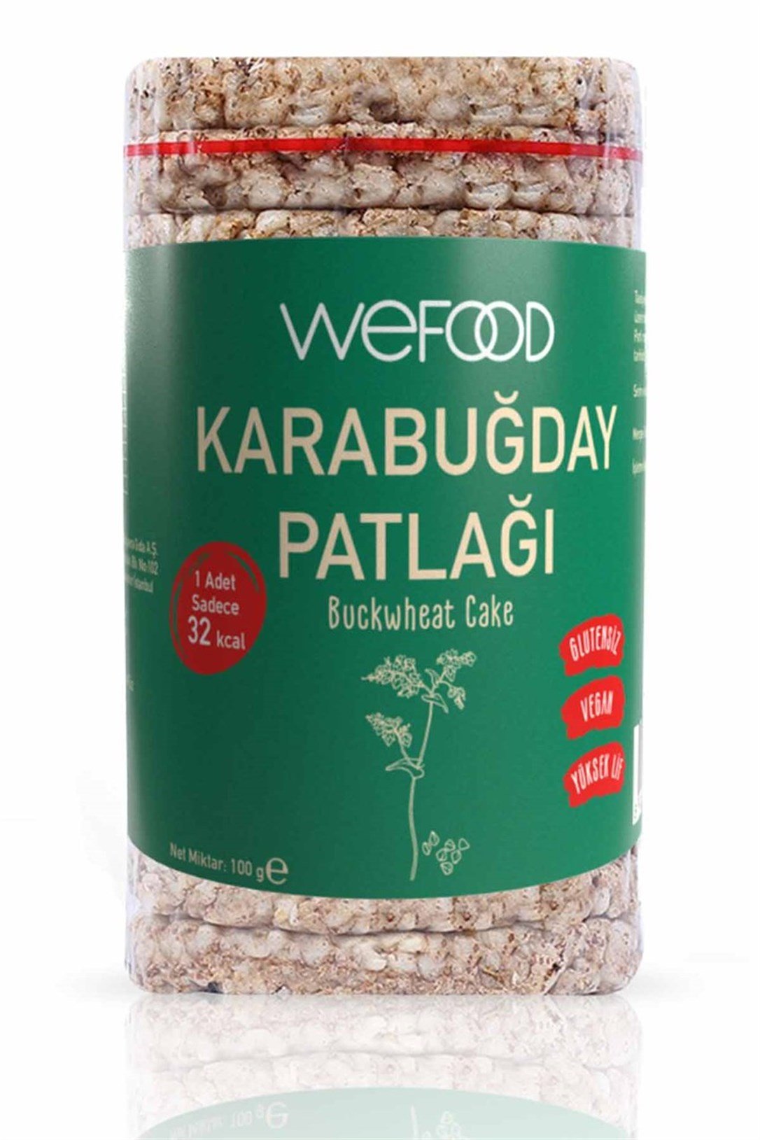 Wefood Karabuğday Patlağı 100 G