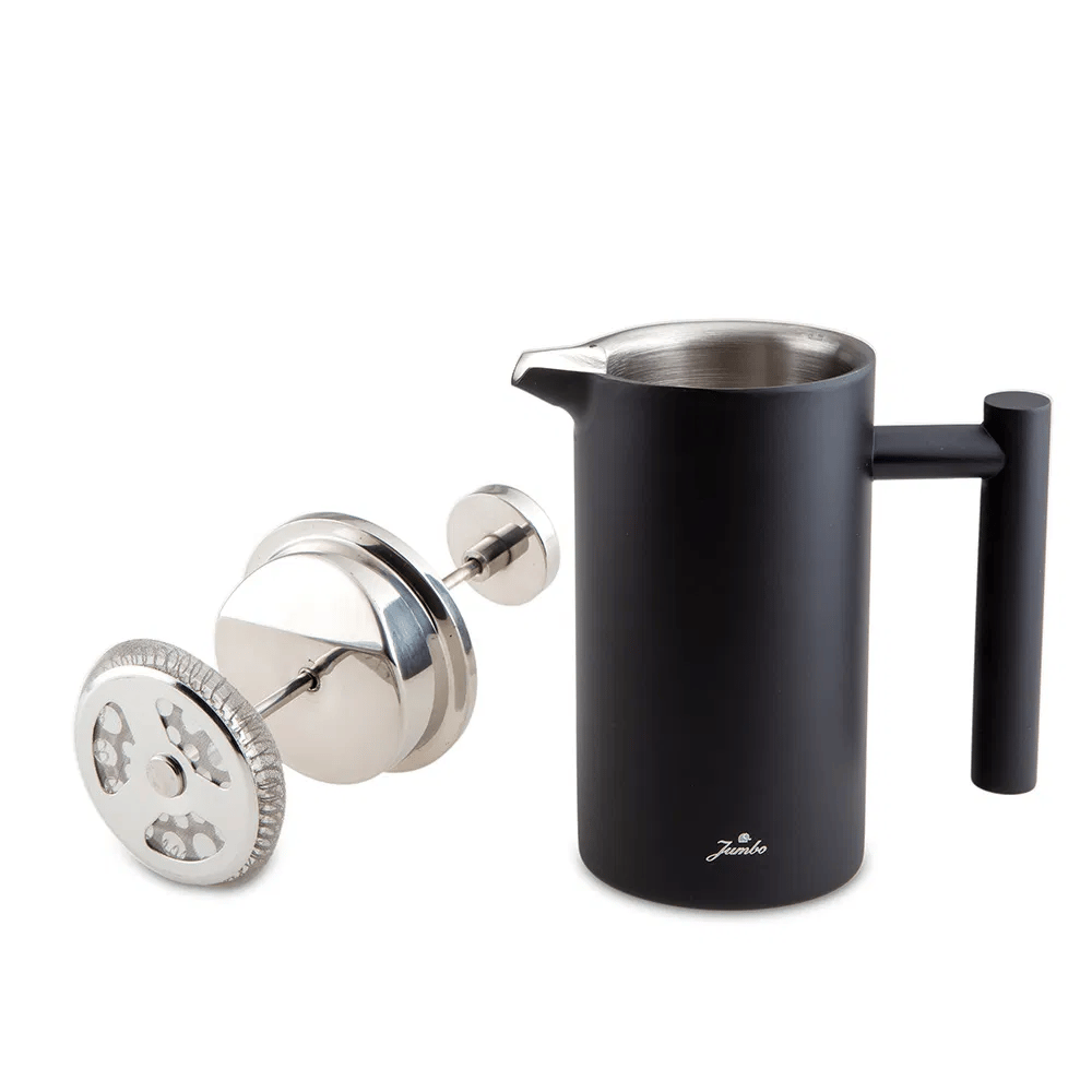 Jumbo Timeless Venti Çelik Double Wall French Press Mat Siya
