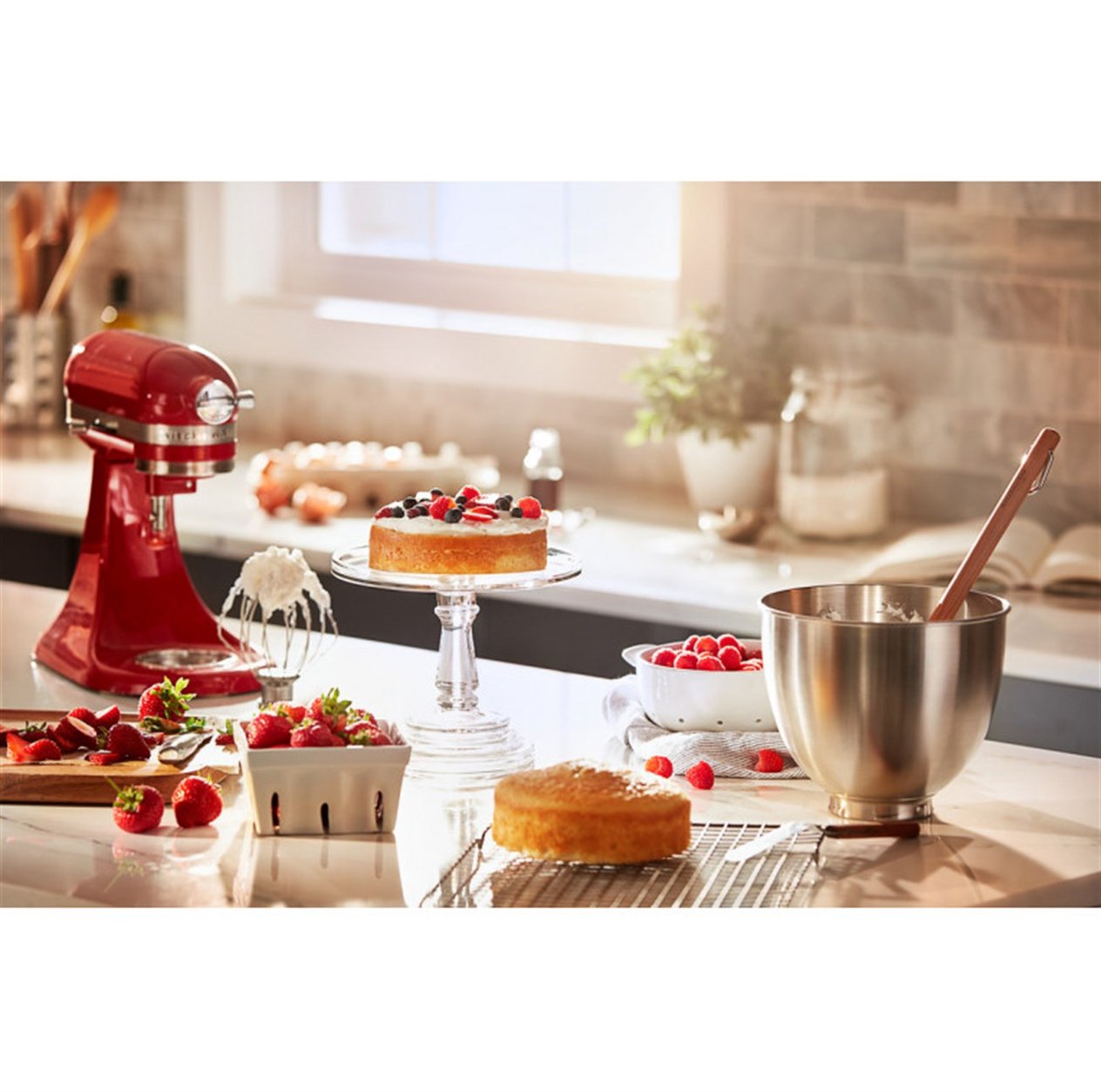 Kitchenaid 3,3 L Mini Stand Mikser 5KSM3311X Empire Red-EER
