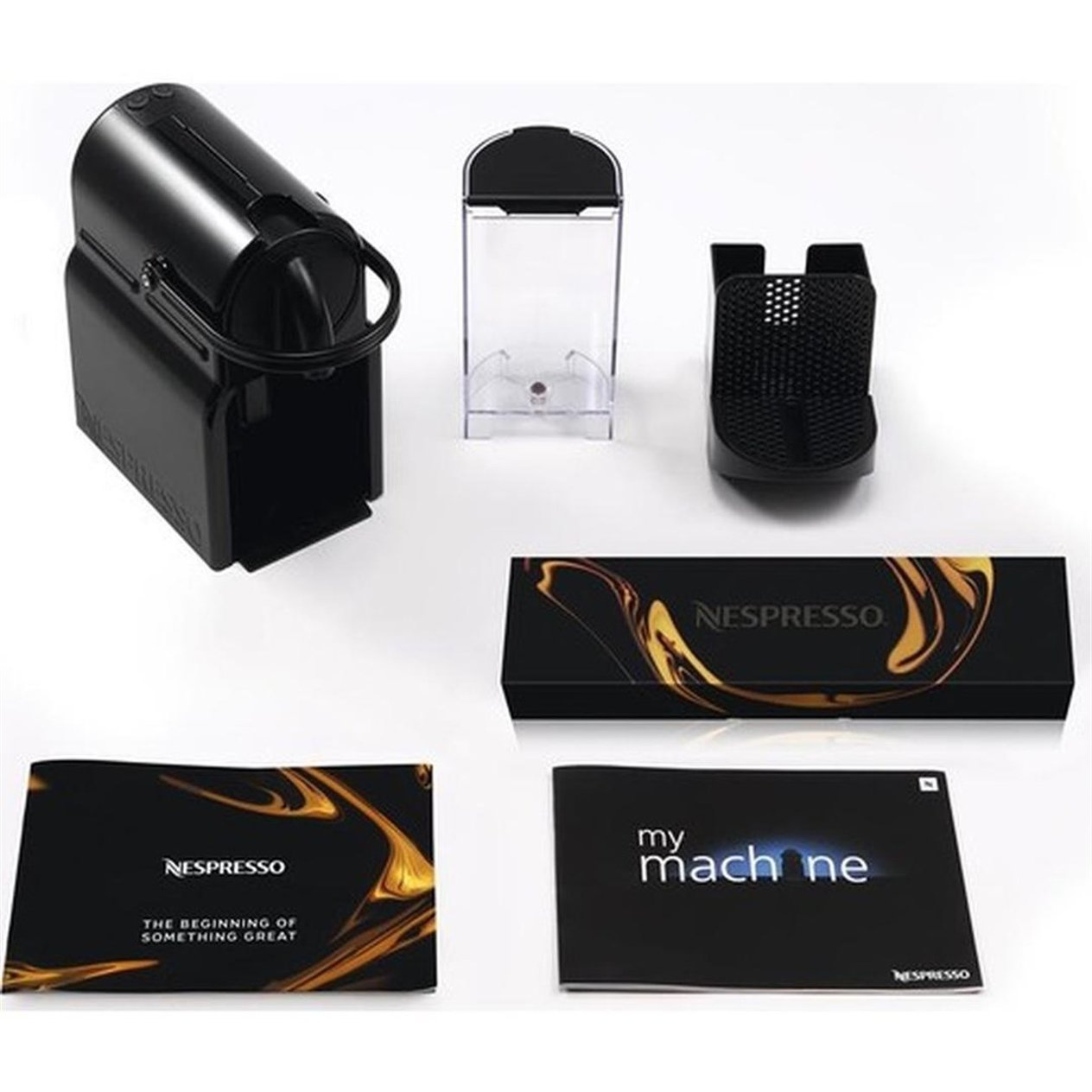 Nespresso İnissia D40 Black Kapsül Kahve Makinesi
