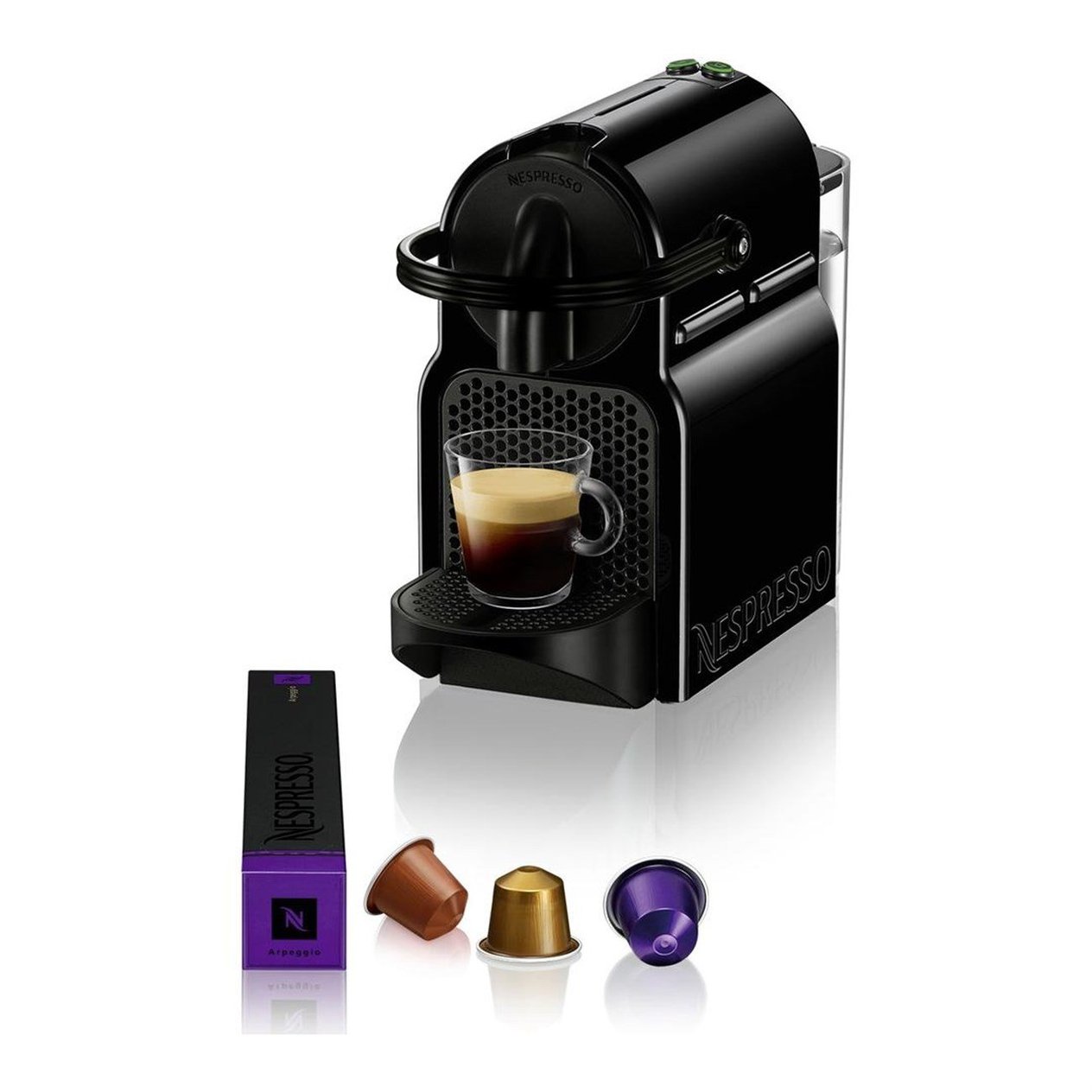 Nespresso İnissia D40 Black Kapsül Kahve Makinesi