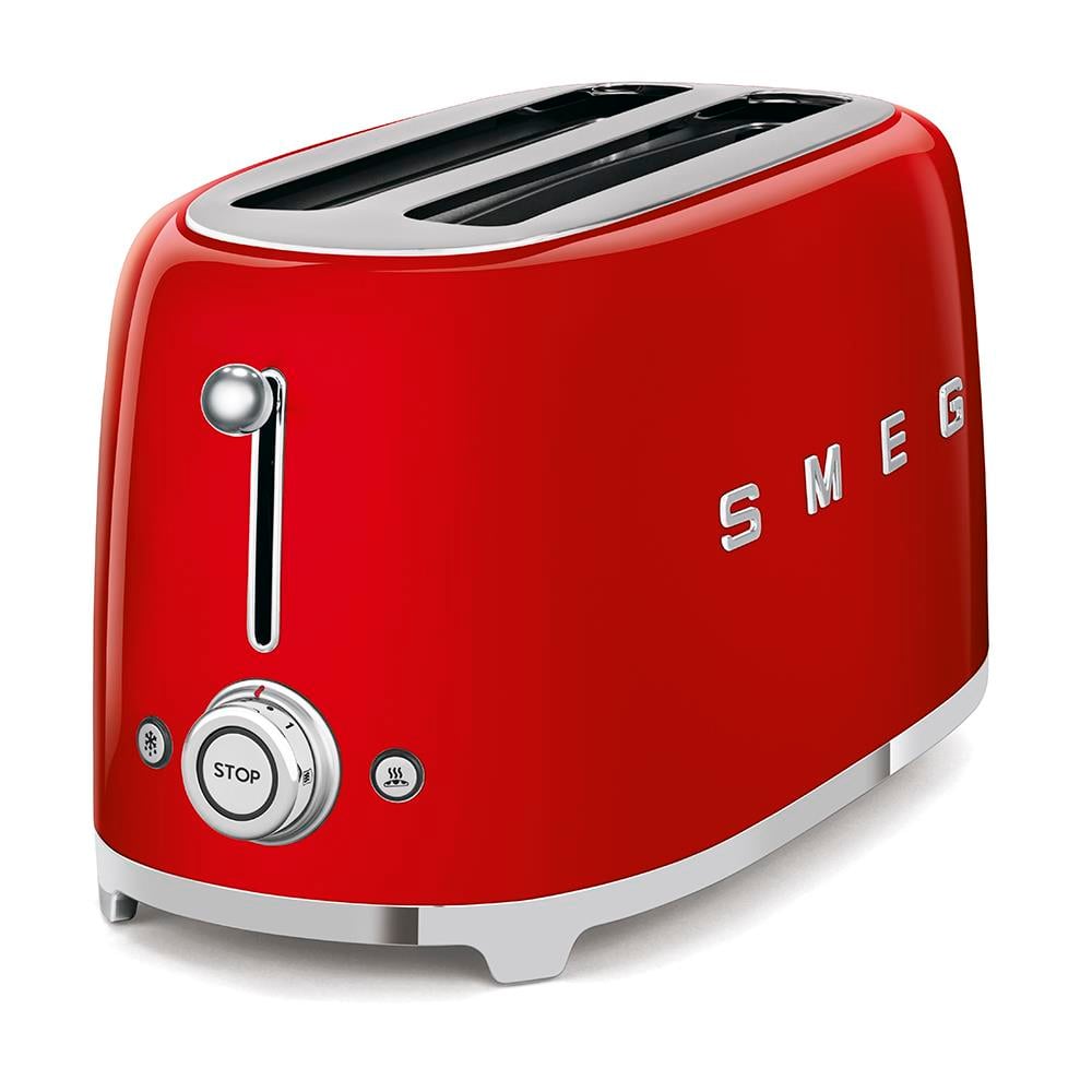 Smeg Kırmızı 2x2 Ekmek Kızartma TSF02RDEU
