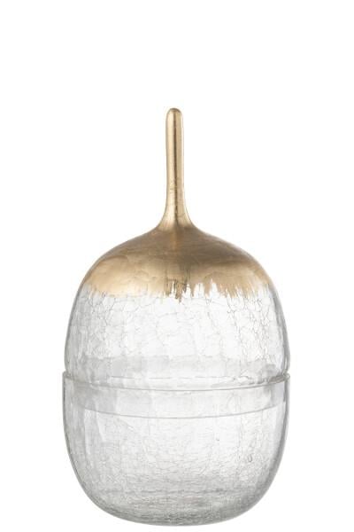 JOLIPA - Jolipa Storage Jar Crackle Glass