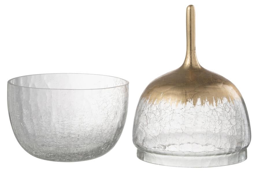 JOLIPA - Jolipa Storage Jar Crackle Glass