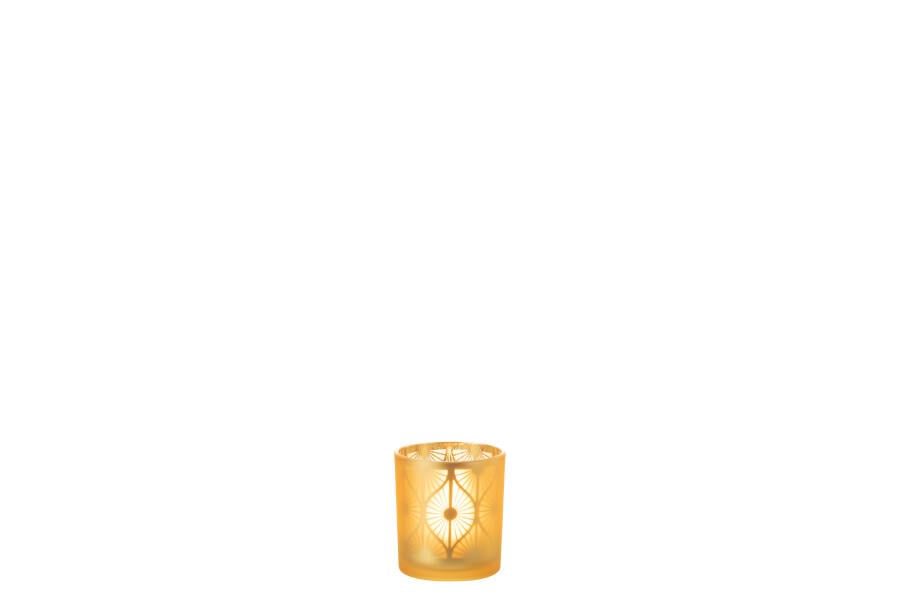 JOLIPA - Jolipa Tealight Holder Rhomb Flowers Small