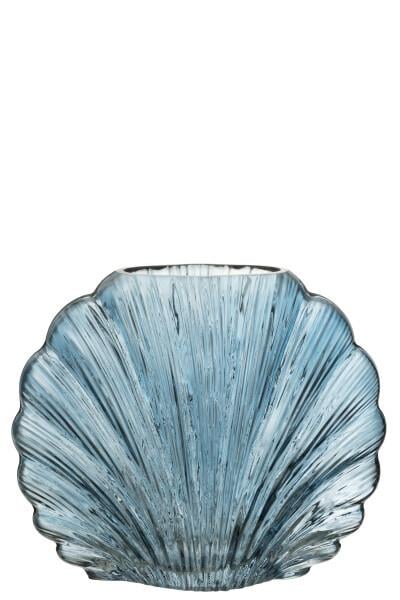 JOLIPA - Jolipa Vase Shell Glass Light Blue Large 