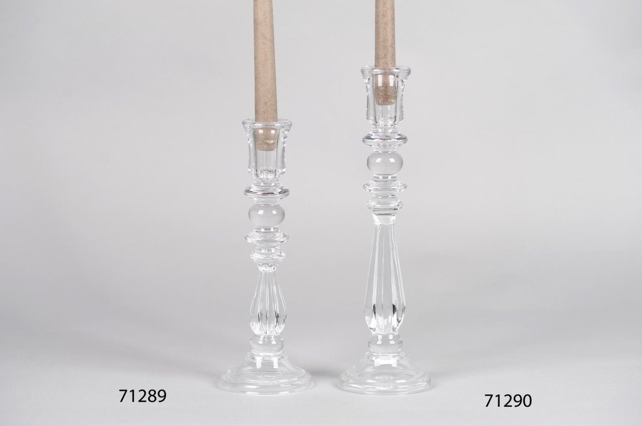 RASTELI - Rasteli Altesse Glass Taper Holder  Medium