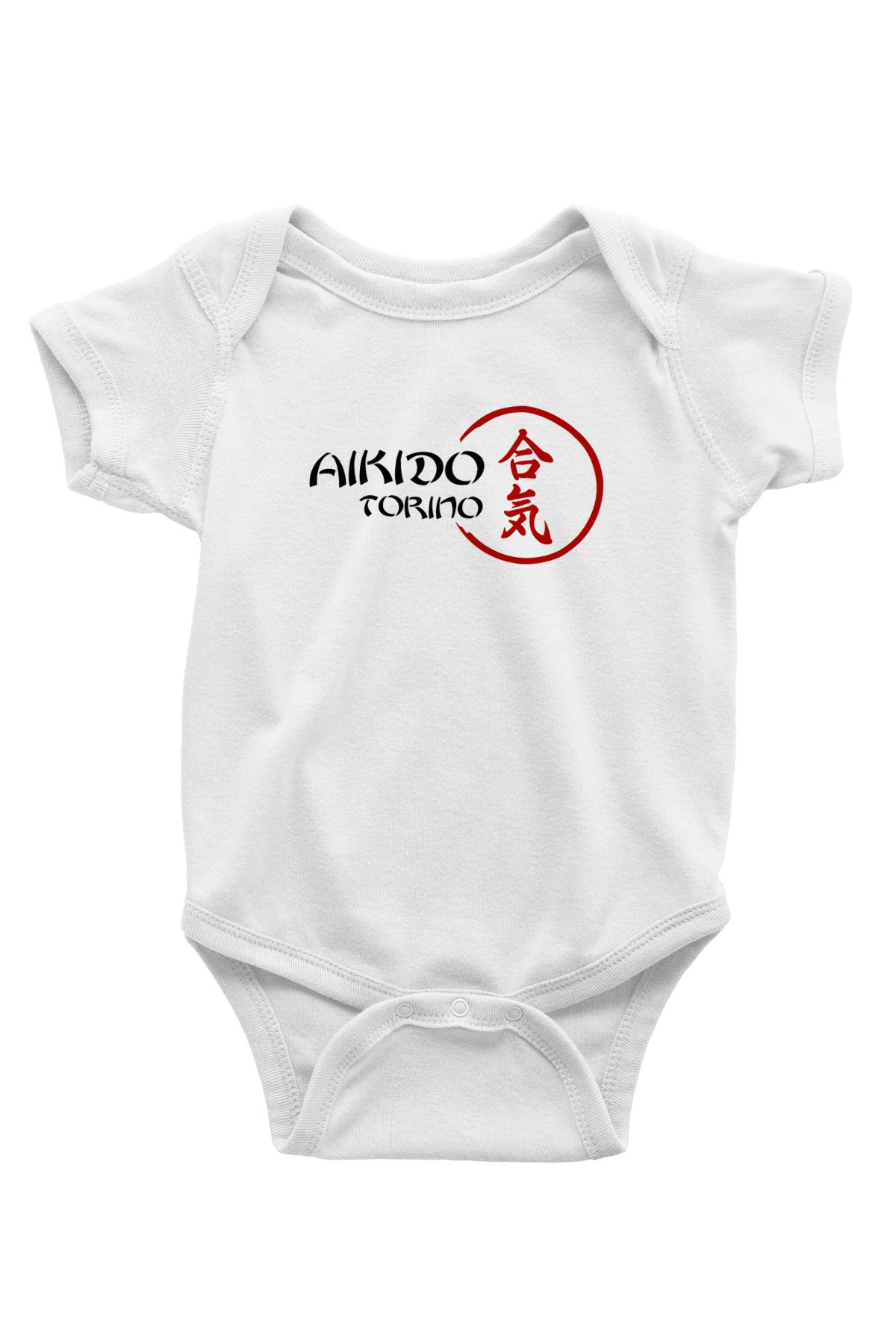 Aikido Baskılı Beyaz Unisex Bebek Body - Zıbın