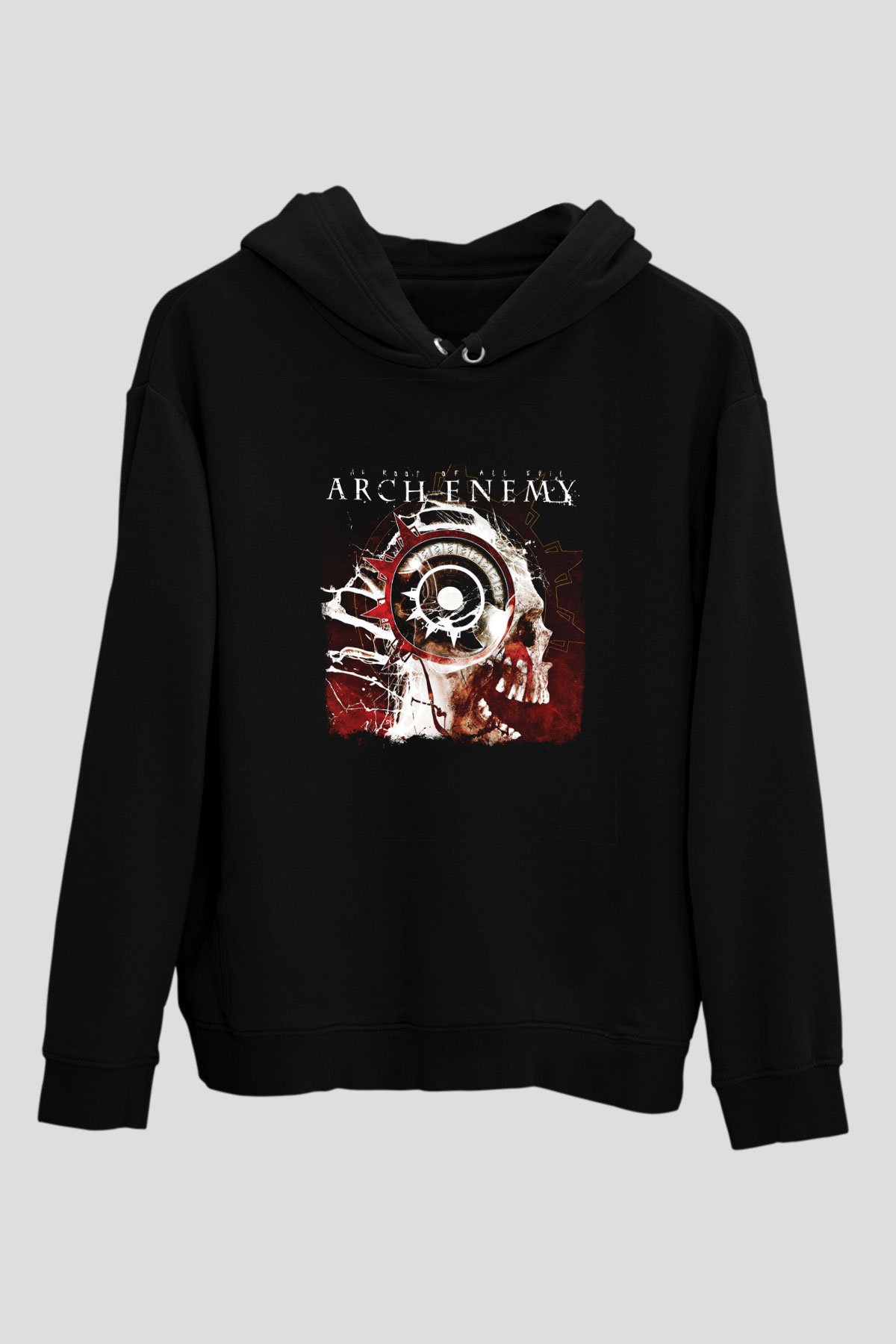 Arch Enemy Baskılı Unisex Siyah Hoodie