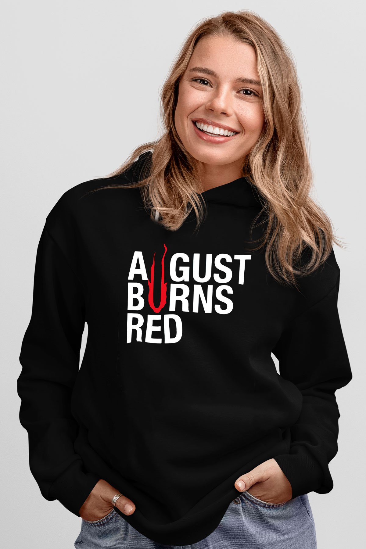 August Burns Red Siyah Unisex Hoodie