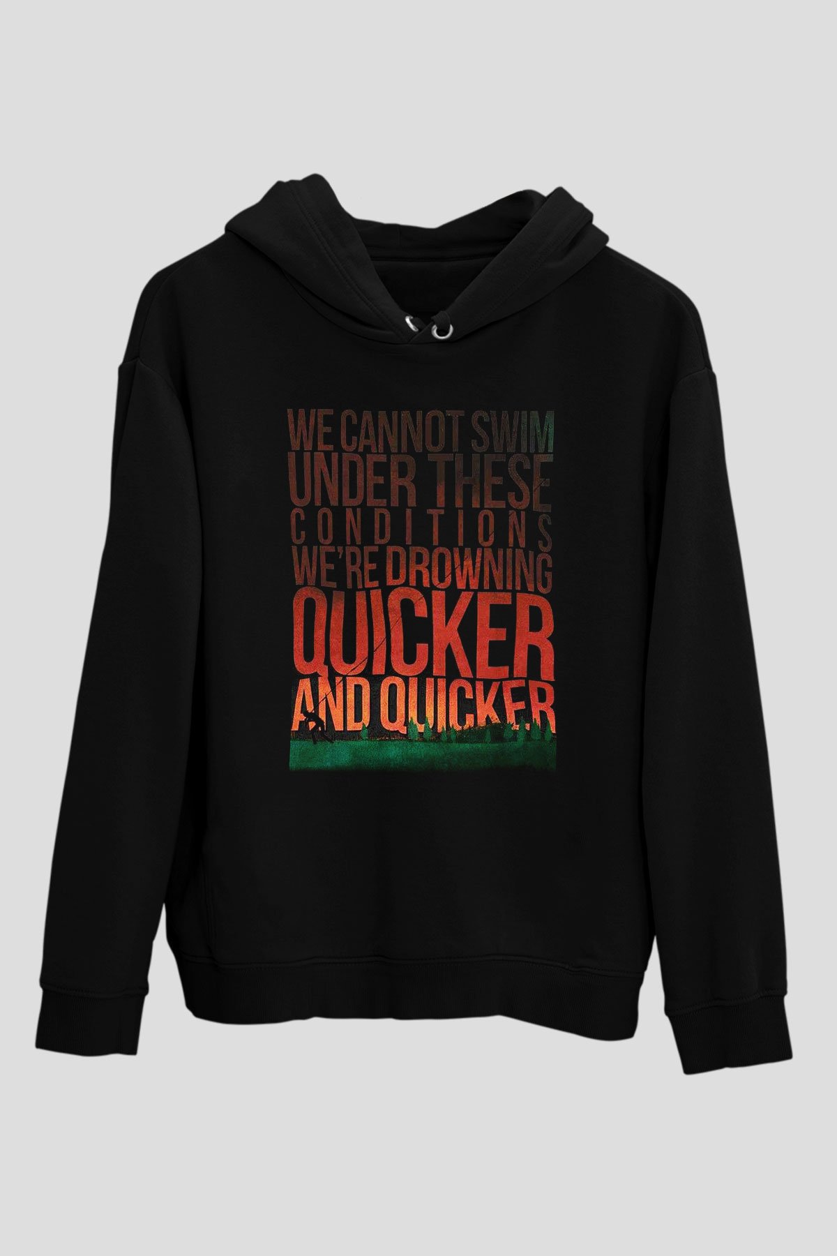August Burns Red Siyah Unisex Hoodie